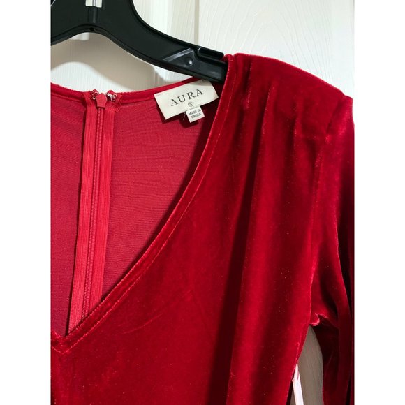 Red Velvet Maxi Dress, NWT! - Picture 8 of 8